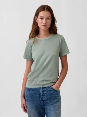 Vintagesoft T-shirt van biologisch katoen