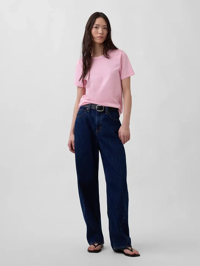 Vintagesoft T-shirt van biologisch katoen