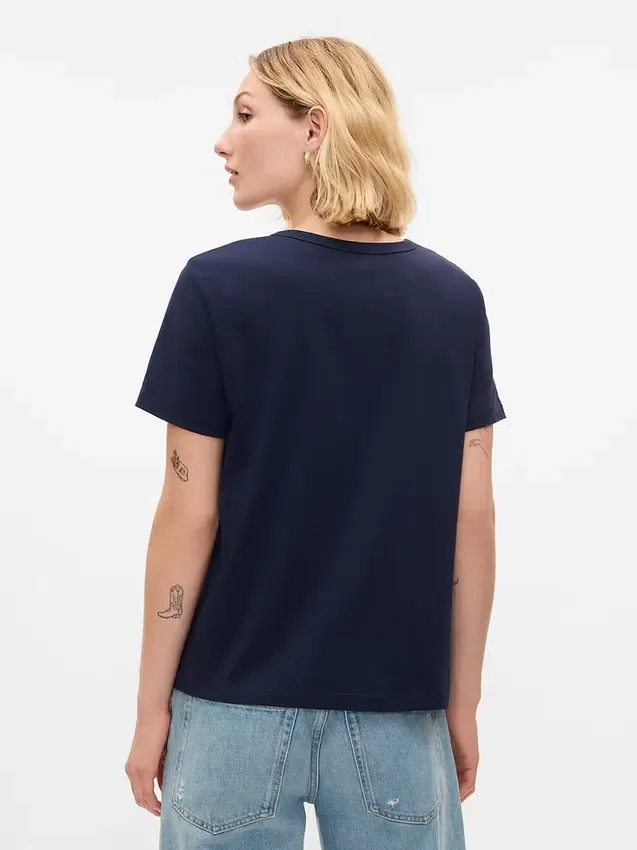 Vintagesoft T-shirt van biologisch katoen