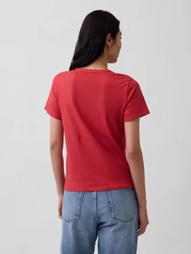 Vintagesoft T-shirt van biologisch katoen