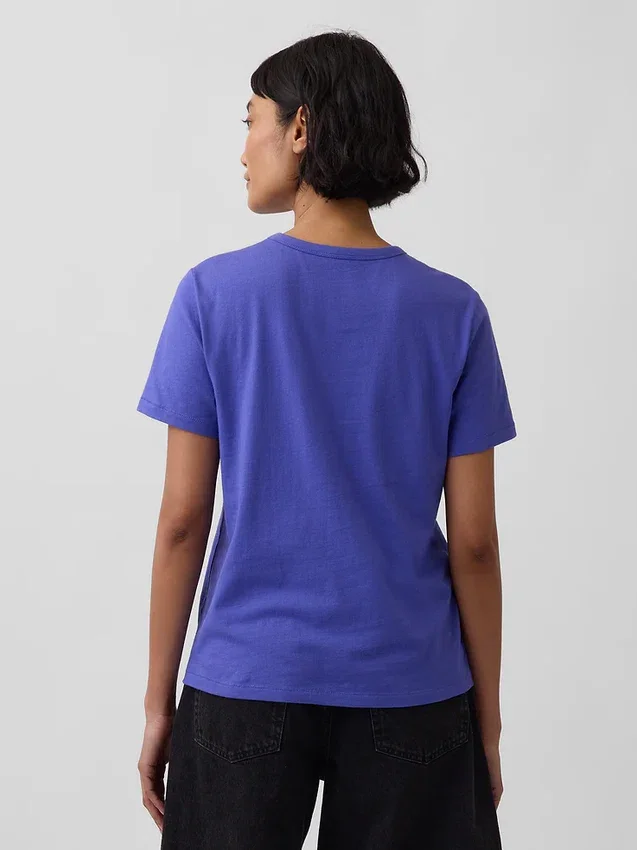 Vintagesoft T-shirt van biologisch katoen