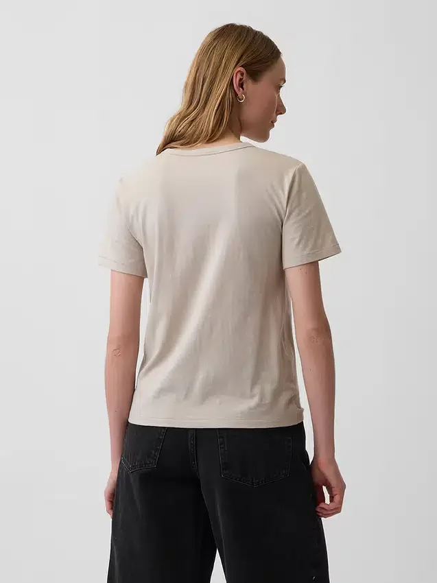 Vintagesoft T-shirt van biologisch katoen