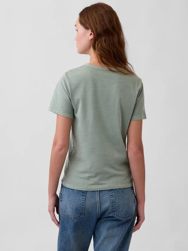 Vintagesoft T-shirt van biologisch katoen