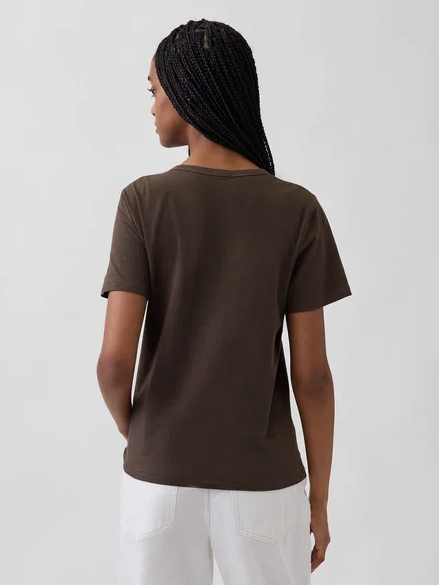 Vintagesoft T-shirt van biologisch katoen