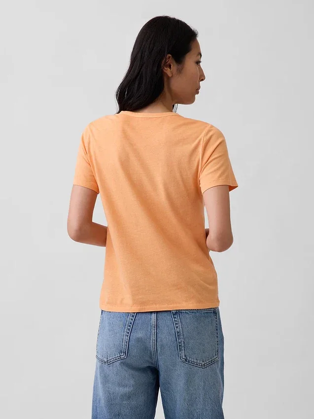 Vintagesoft T-shirt van biologisch katoen