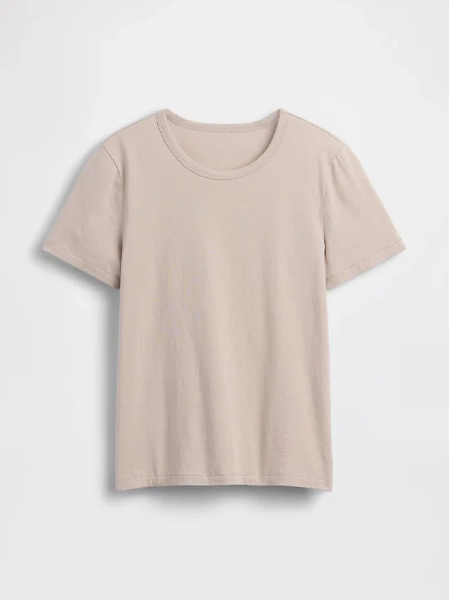 Vintagesoft T-shirt van biologisch katoen