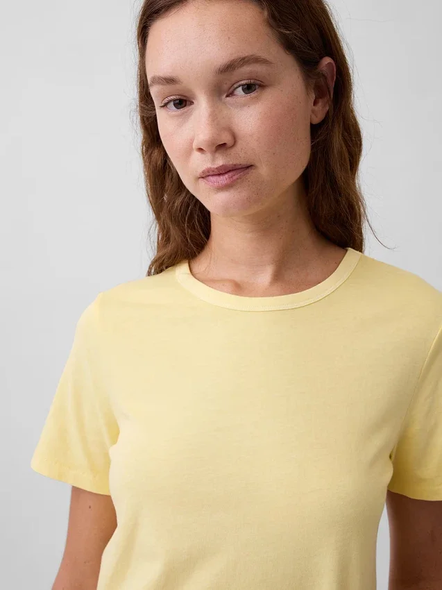 Vintagesoft T-shirt van biologisch katoen