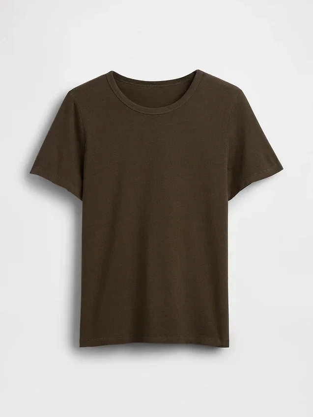 Vintagesoft T-shirt van biologisch katoen