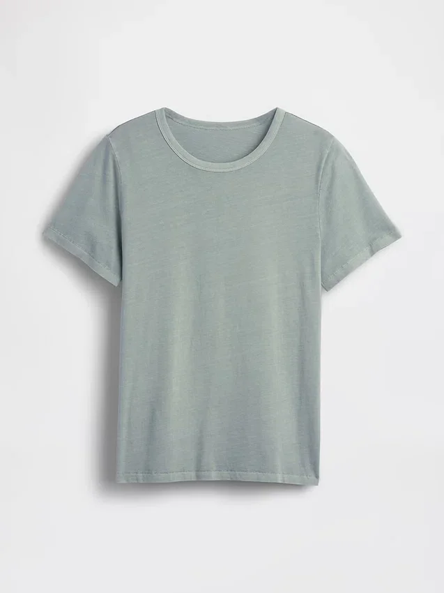 Vintagesoft T-shirt van biologisch katoen