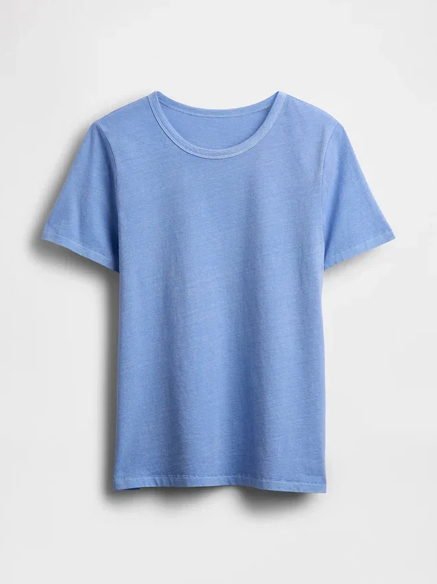 Vintagesoft T-shirt van biologisch katoen