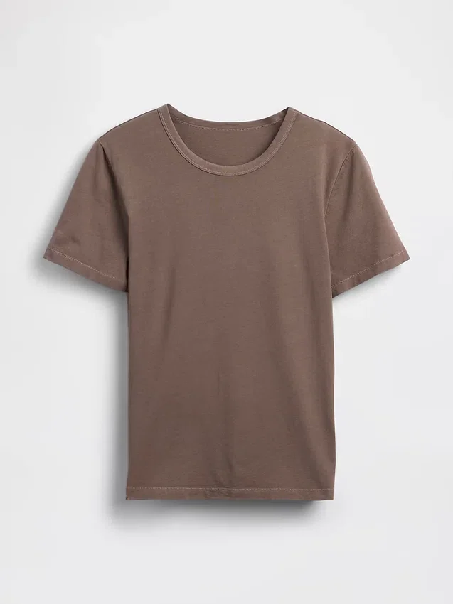 Vintagesoft T-shirt van biologisch katoen