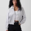 Vintagesoft Terry-hoodie met rits