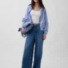 Vintagesoft Terry-hoodie met rits