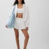 Vintagesoft Terry-hoodie met rits