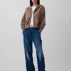 Vintagesoft Terry-hoodie met rits