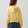 Vintagesoft Terry-hoodie met rits