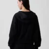 Vintagesoft Terry-hoodie met rits