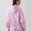 Vintagesoft Terry-hoodie met rits