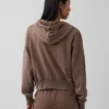Vintagesoft Terry-hoodie met rits