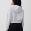 Vintagesoft Terry-hoodie met rits