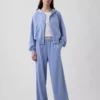 Vintagesoft Terry-hoodie met rits