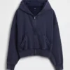 Vintagesoft Terry-hoodie met rits