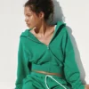Vintagesoft Terry-hoodie met rits