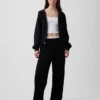 Vintagesoft Terry-hoodie met rits
