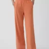 Vintagesoft Terry joggingbroek met wijde pijpen