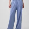 Vintagesoft Terry joggingbroek met wijde pijpen