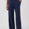 Vintagesoft Terry joggingbroek met wijde pijpen