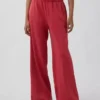 Vintagesoft Terry joggingbroek met wijde pijpen