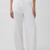 Vintagesoft Terry joggingbroek met wijde pijpen