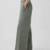 Vintagesoft Terry joggingbroek met wijde pijpen