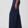 Vintagesoft Terry joggingbroek met wijde pijpen