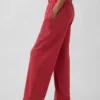 Vintagesoft Terry joggingbroek met wijde pijpen