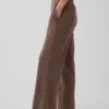 Vintagesoft Terry joggingbroek met wijde pijpen