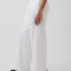 Vintagesoft Terry joggingbroek met wijde pijpen