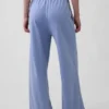 Vintagesoft Terry joggingbroek met wijde pijpen