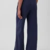 Vintagesoft Terry joggingbroek met wijde pijpen