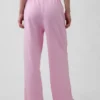 Vintagesoft Terry joggingbroek met wijde pijpen