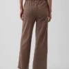 Vintagesoft Terry joggingbroek met wijde pijpen