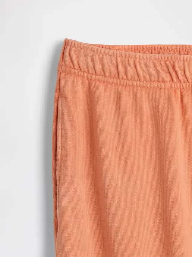 Vintagesoft Terry joggingbroek met wijde pijpen