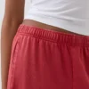 Vintagesoft Terry joggingbroek met wijde pijpen