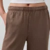 Vintagesoft Terry joggingbroek met wijde pijpen