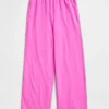 Vintagesoft Terry joggingbroek met wijde pijpen