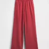 Vintagesoft Terry joggingbroek met wijde pijpen