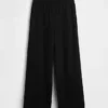 Vintagesoft Terry joggingbroek met wijde pijpen