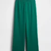 Vintagesoft Terry joggingbroek met wijde pijpen