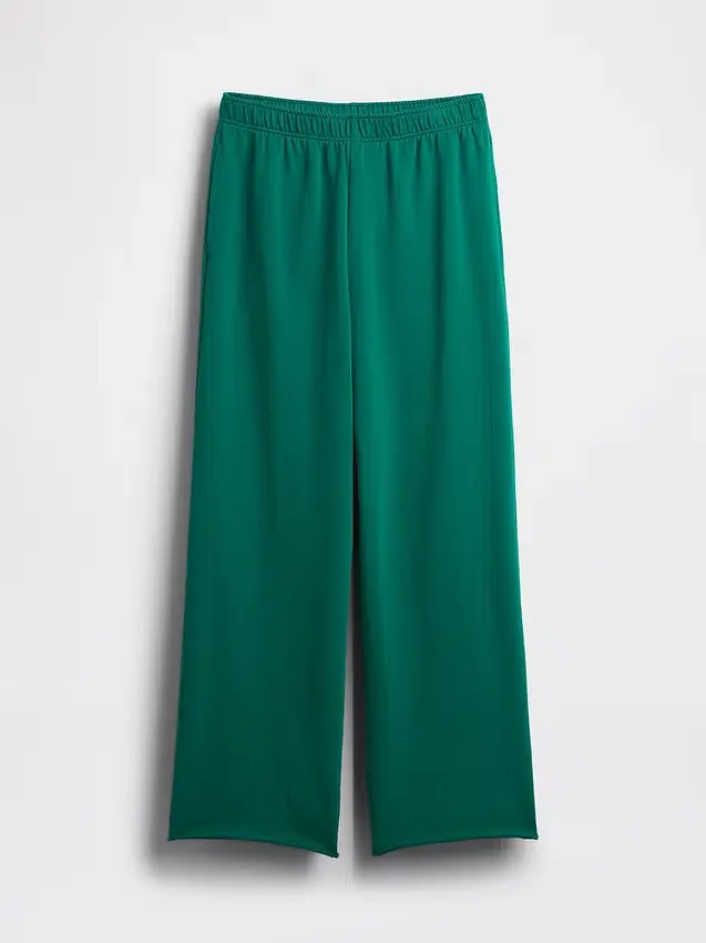 Vintagesoft Terry joggingbroek met wijde pijpen